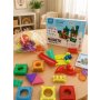 Magnetne Kocke Magnetni konstruktor set Rainbow Ball run 69 delova A1571502B - slika 3
