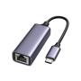 E-GREEN E-Green Mrežni Adapter USB 3.1 tip C (M) - Gigabit ethernet RJ-45 (F) crni - slika 1