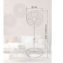 NIAROS PODNI Ventilator, PREČNIK 34CM, 37W, DO 105CM, METALNI - slika 3