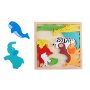Marionette Wooden Toys Drvena puzzle slagalica sa životinjama – 12 delova - slika 2
