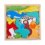 Marionette Wooden Toys Drvena puzzle slagalica sa životinjama – 12 delova - slika 1