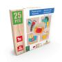 Marionette Wooden Toys Drvena puzzle slagalica sa životinjama 14 x 14 cm - slika 1