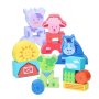 Marionette Wooden Toys Drvene kocke – Farma životinja (20 delova) - slika 1