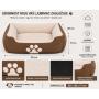 PET Comfort Krevet za pse braon 50 x 38 x 17 cm - slika 3