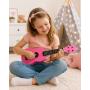 Eddy Toys Dečiji ukulele sa najlonskim žicama roze 40cm - slika 3