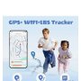 Mibro P6 DEČIJI PAMETNI SAT, GPS,1.4'' TFT, SIM, 128GB, Sivi - slika 2