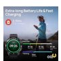 Mibro GS PRO2 PAMETNI SAT GPS, 1.43'', 2 NARUKVICE, TAMNO Sivi - slika 5