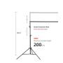 KETTZ KT-SP180 Spoljno Platno za Projektor Anti-Refleks 180 16:9 405x230CM - slika 2