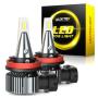 AUXITO H11 LED sijalice žute 3000K 6000lm CANBUS H8 H16 H8-I9-GY2 - slika 1