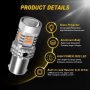 AUXITO LED sijalice BA15S žute (amber) set od 2 komada BA15S-5KG26-Y2 - slika 3