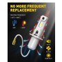 AUXITO H3 LED Maglenke 6500K Belo Svetlo H3-GF-W2-GK za DRL i Farove - slika 3