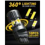 AUXITO CANBUS 31563157 LED bele sijalice 3157-4KP8-JM- W2-AUXITO-PQ – 4000LM - slika 5