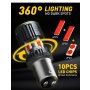 AUXITO 1157 LED CANBUS crvene sijalice za stop poziciju migavac par 1157-4KP8-JM - slika 2