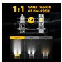 AUXITO H3 LED sijalice 6500K bele CANBUS 300% H3-M6PLUS-W2 - slika 2
