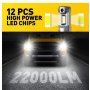 AUXITO LED H11 Sijalice 1:1 sa Turbo Hlađenjem – 6500K DD-M5S-H11 Set 2 kom - slika 3