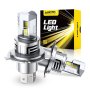 AUXITO H4 LED sijalice 6500K 13000lm set 60W CANBUS DD-M6S-H4-A - slika 1