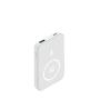 CELLY Magnetic wireless power bank 5000 mAh + kabl Type-A na Type-C bela - slika 5