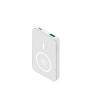 CELLY Magnetic wireless power bank 5000 mAh + kabl Type-A na Type-C bela - slika 1