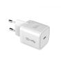 CELLY Bluetooth slušalice + punjač 18W USB-C bela - slika 2