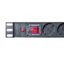 LOGILINK PDU 8 x šuko, prenaponska zaštita, prekidač, 1.8m - slika 4