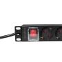 LOGILINK PDU 9 x šuko CEE 7/3, 2.0m, sa prekidačem - slika 4