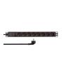 LOGILINK PDU 8 x šuko CEE 7/3, zaštita od preopterećenja, 1.8m - slika 1