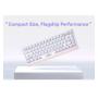 ATK Tastatura USB+2.4G Magnetic 68RX White - slika 2