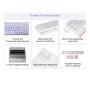 ATK Tastatura USB+2.4G Magnetic 68RX White - slika 3