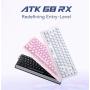 ATK Tastatura USB+2.4G Magnetic 68RX White - slika 4