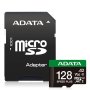ADATA Micro SDXC 128GB Class 10 + adapter 180/160 MB/s UD128GUI3V30A2SP-RA1 - slika 1