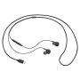 SAMSUNG SLUŠALICE BUBICE EO-IC100-BBE TYPE C CRNE FULL ORG - slika 1