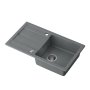 QUADRON TOM 111 - sudopera sa 1 kadom, rucni sifon , siva HCQM7744SZ - slika 4