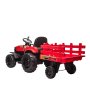 ARISTOM Dečiji traktor na akumulator sa prikolicom 12V Crvena - slika 2