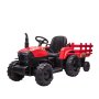 ARISTOM Dečiji traktor na akumulator sa prikolicom 12V Crvena - slika 1