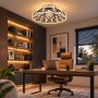 LUME Aurora 8 LED plafonjera bela/crna - slika 2