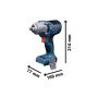 BOSCH PRO GDS18V-450P Akumulatorski udarni odvrtač u L-BOXX 136 sa brzim punjačem, 06019K4302 - slika 3