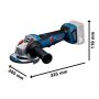 BOSCH PRO GWS18V-11PS Ugaona brusilica, 06019N4302 - slika 3