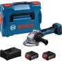 BOSCH PRO GWS 18V-11 Akumulatorska ugaona brusilica u L-BOXX 136 sa dodatnom drškom, 06019N4104 - slika 1