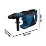 BOSCH PRO GBH18V-40 Akumulatorska hamer bušilica sa kompletom dodatnog pribora, 0611917200 - slika 3