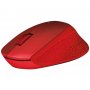 LOGITECH M330 Silent Plus Wireless crveni miš - slika 2