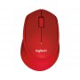 LOGITECH M330 Silent Plus Wireless crveni miš - slika 1