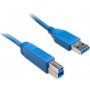 FAST ASIA Kabl USB 3.0 tip A - USB 3.0 tip B M/M 1.8m plavi - slika 1