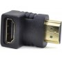 FAST ASIA Adapter HDMI (M) - HDMI (F) crni ugaoni - slika 1