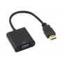 FAST ASIA Adapter - konvertor HDMI - VGA crni - slika 1