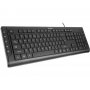A4 TECH KD-600 X-Slim Multimedia USB US crna tastatura - slika 1