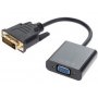 FAST ASIA Adapter DVI-D (M) - VGA (F) crni - slika 1