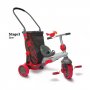 SMART TRIKE Smart Trike tricikl Smart & Go 5u1 Crveni - slika 5