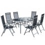 OSTALI Bastenski set CORSICA - Sto + 6 stolica metalni - slika 1