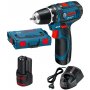 BOSCH plavi alat GSR 10,8 V-EC + kofer, Profesionalna akumulatorska bušilica šrafilica - slika 1
