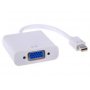 E-GREEN Adapter Mini DisplayPort (M) - VGA D-sub (F) beli - slika 1